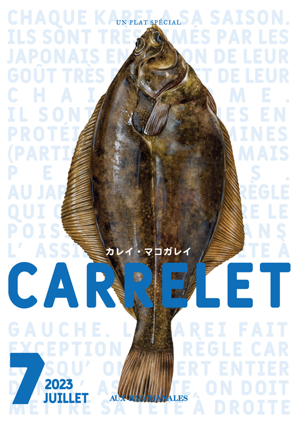 【フェア】7月のおすすめ食材「CARRELET(カレイ、マコガレイ)」