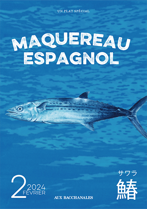 【フェア】2月のおすすめ食材「MAQUEREAU ESPAGNOL（鰆）」