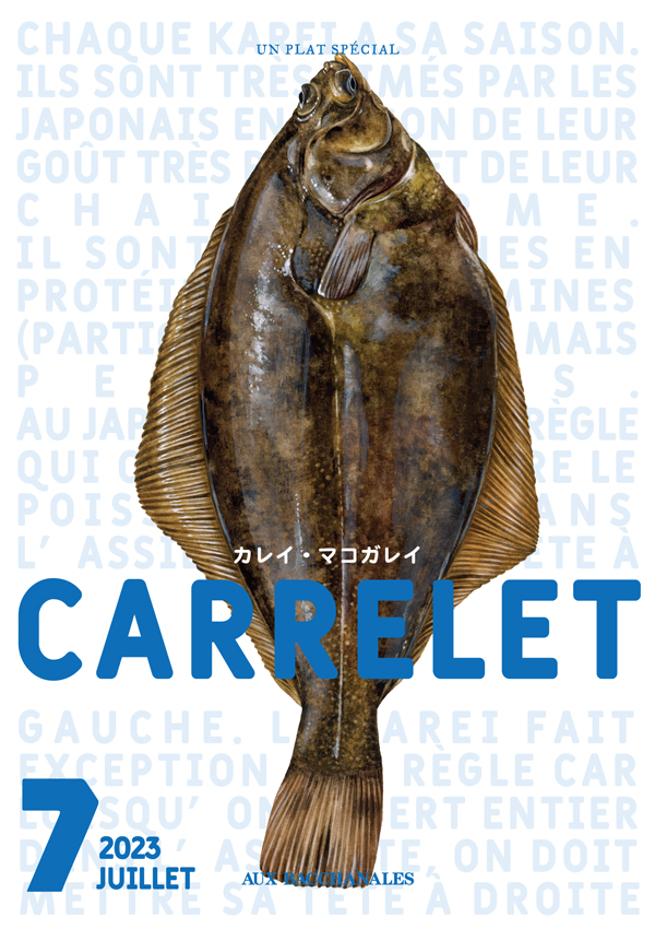 【フェア】7月のおすすめ食材「CARRELET（カレイ、マコガレイ）」